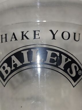 Baileys Clear Glass Tumbler with Black Logo